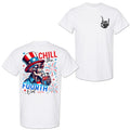 Chill The Fourth Out Skeleton Funny 4th Of July T-Shirt/Sweatshirt/Hoodie