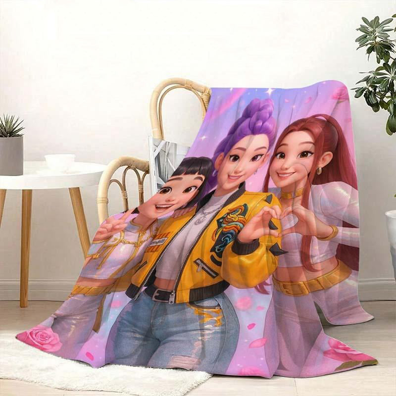 Kpop Demon Hunter Photo Of Mira Rumi Joey Blanket