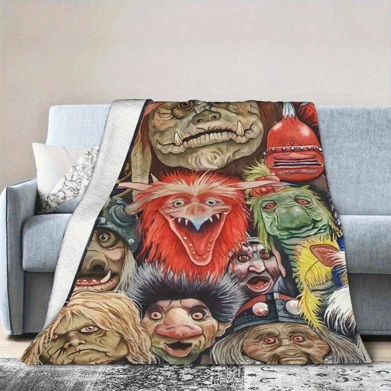 Labyrinth Movie Flannel Jareth Goblin King Blanket
