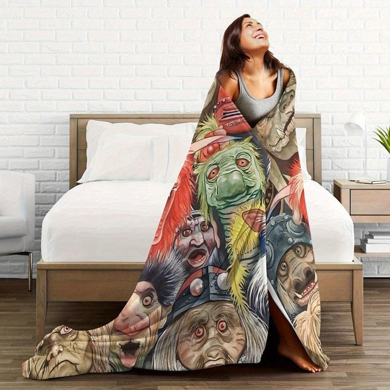 Labyrinth Movie Flannel Jareth Goblin King Blanket