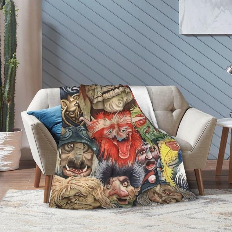 Labyrinth Movie Flannel Jareth Goblin King Blanket
