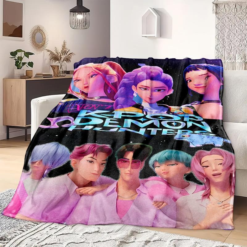 K-Pop Demon Hunter Star Team Blanket