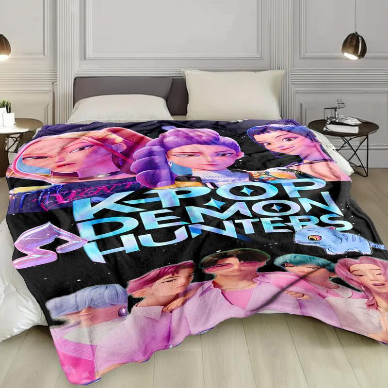 K-Pop Demon Hunter Star Team Blanket