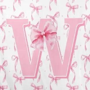 A-Z Personalized Initial Flannel Pink Bow Monogram Blanket
