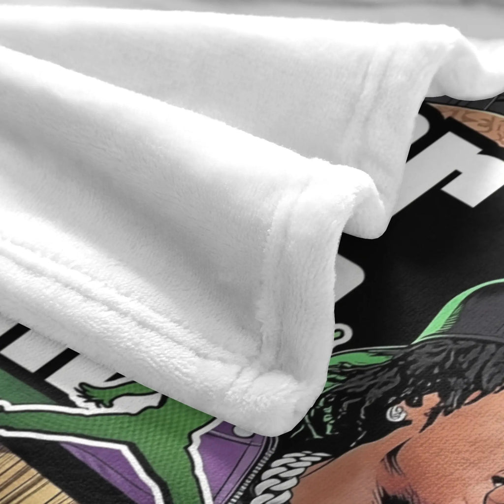 Never Broke Again Collage Flannel Blanket