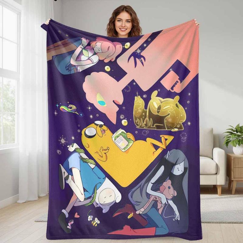 Adventure Time Flannel Blanket