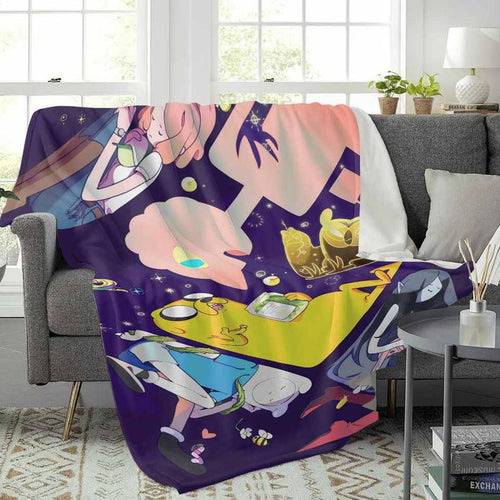 Adventure Time Flannel Blanket