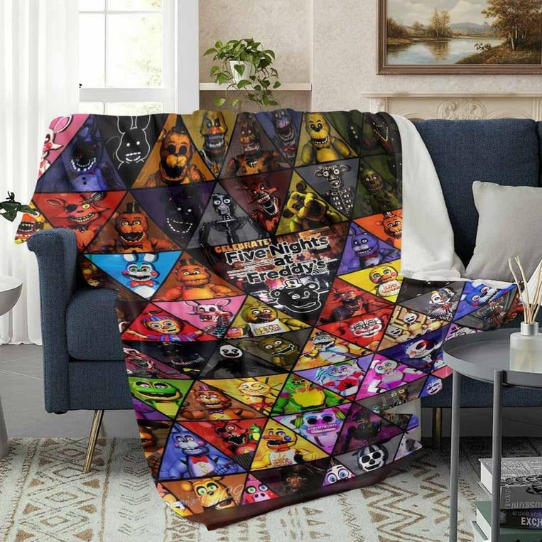 Five Nights at Freddy's Flannel Blanket
