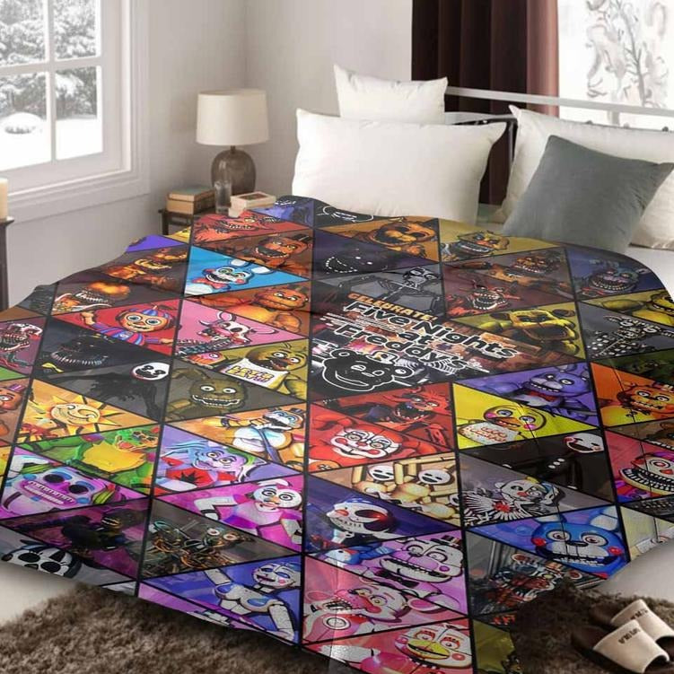 Five Nights at Freddy's Flannel Blanket